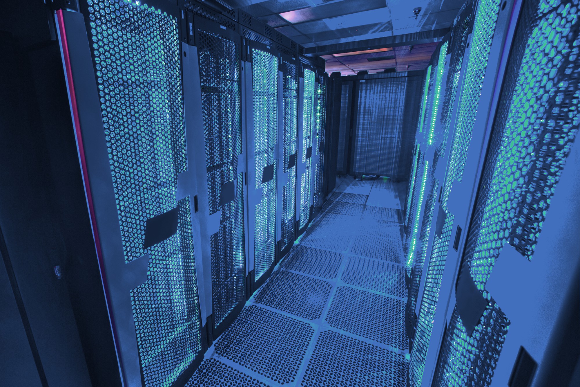 Data Center Services cloud storage banner background remixed from public domain by nasa